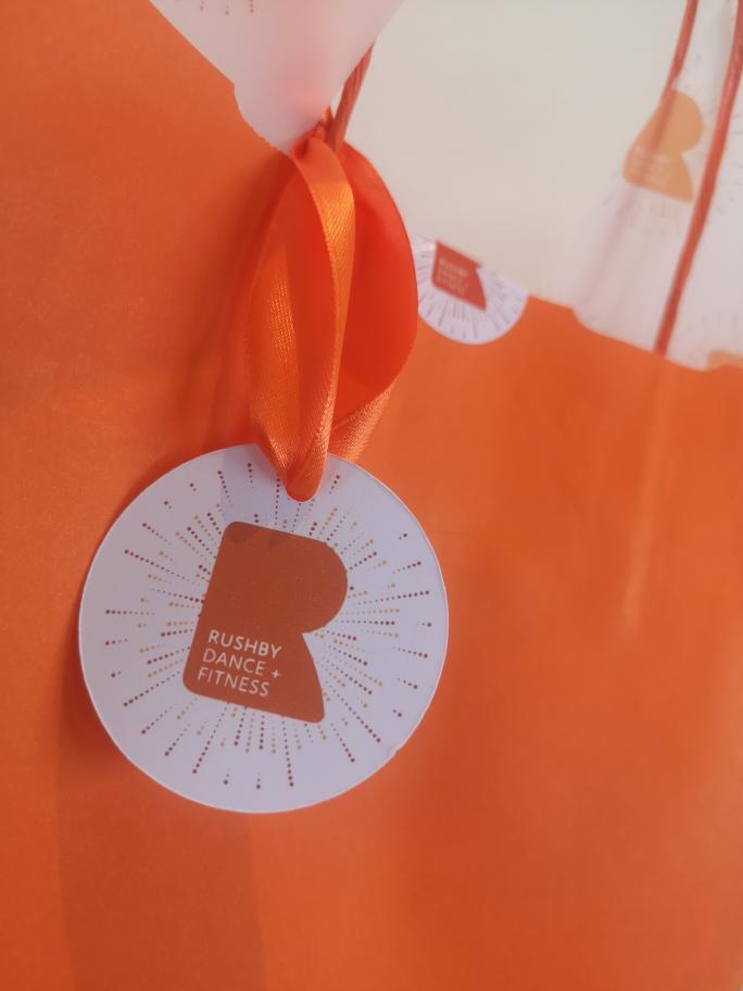 Small business rectangular logo tags