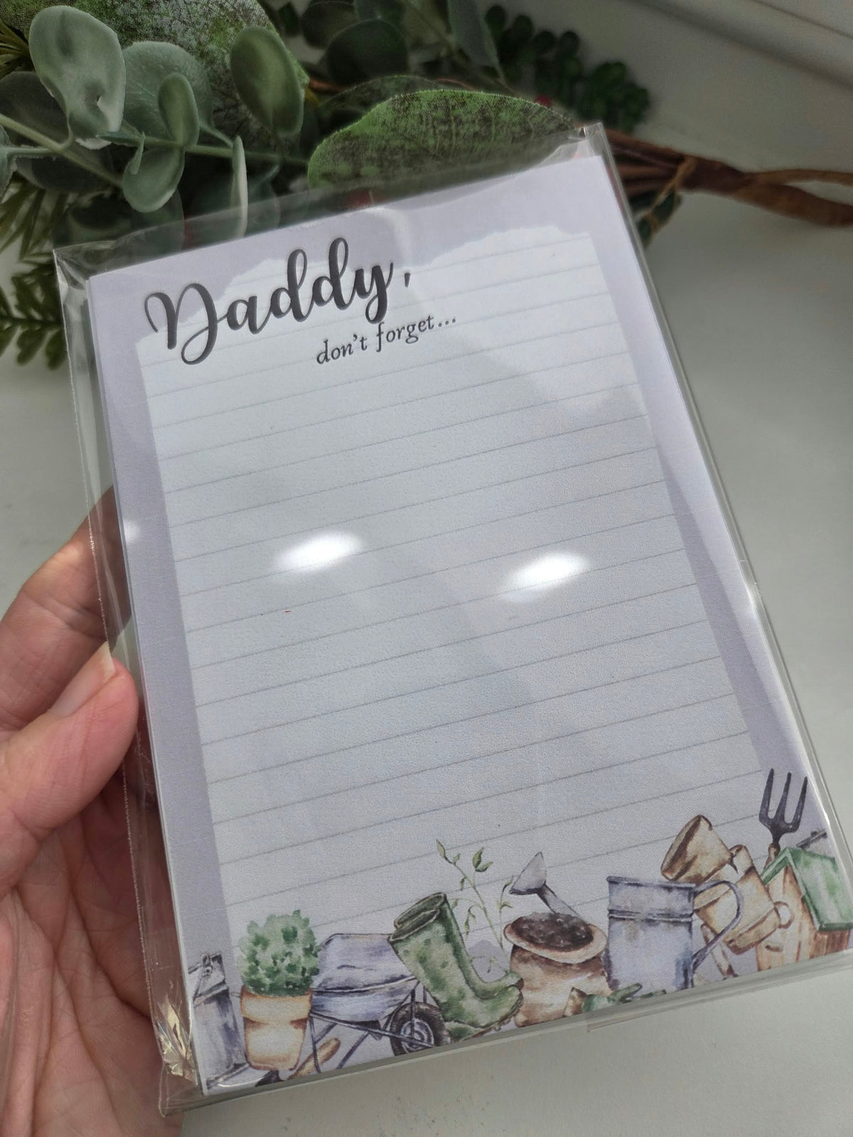 Daddy garden don't forget tear off pad
