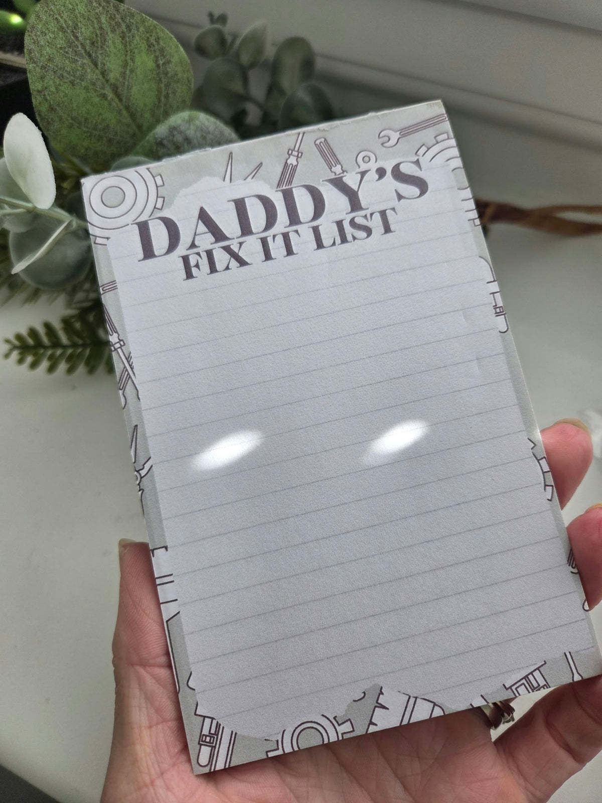 Daddy's fix it list (imperfect)