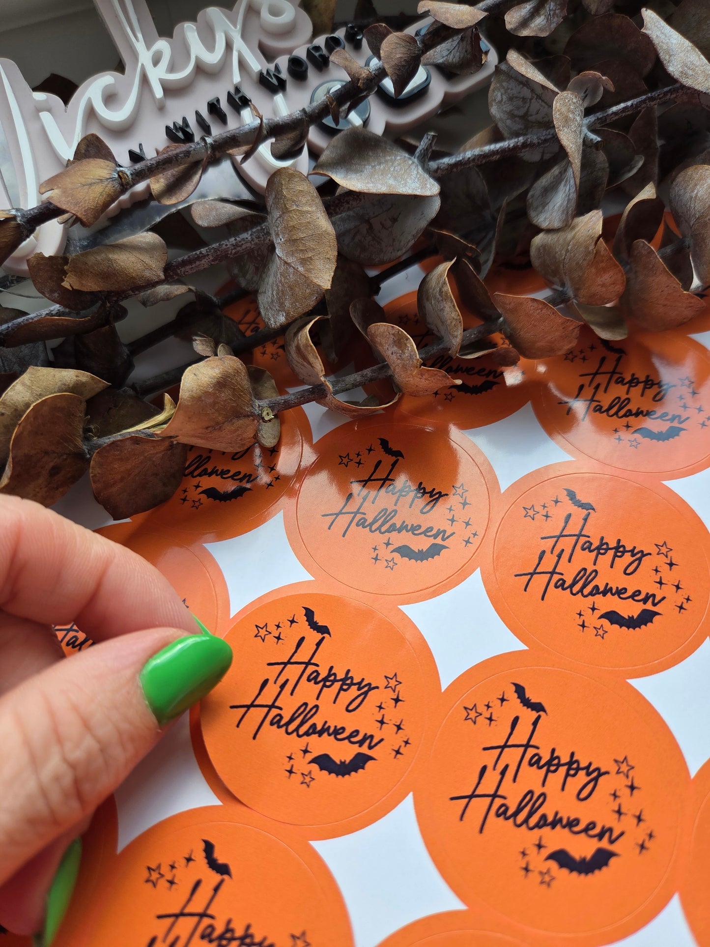 Standard Happy Halloween stickers