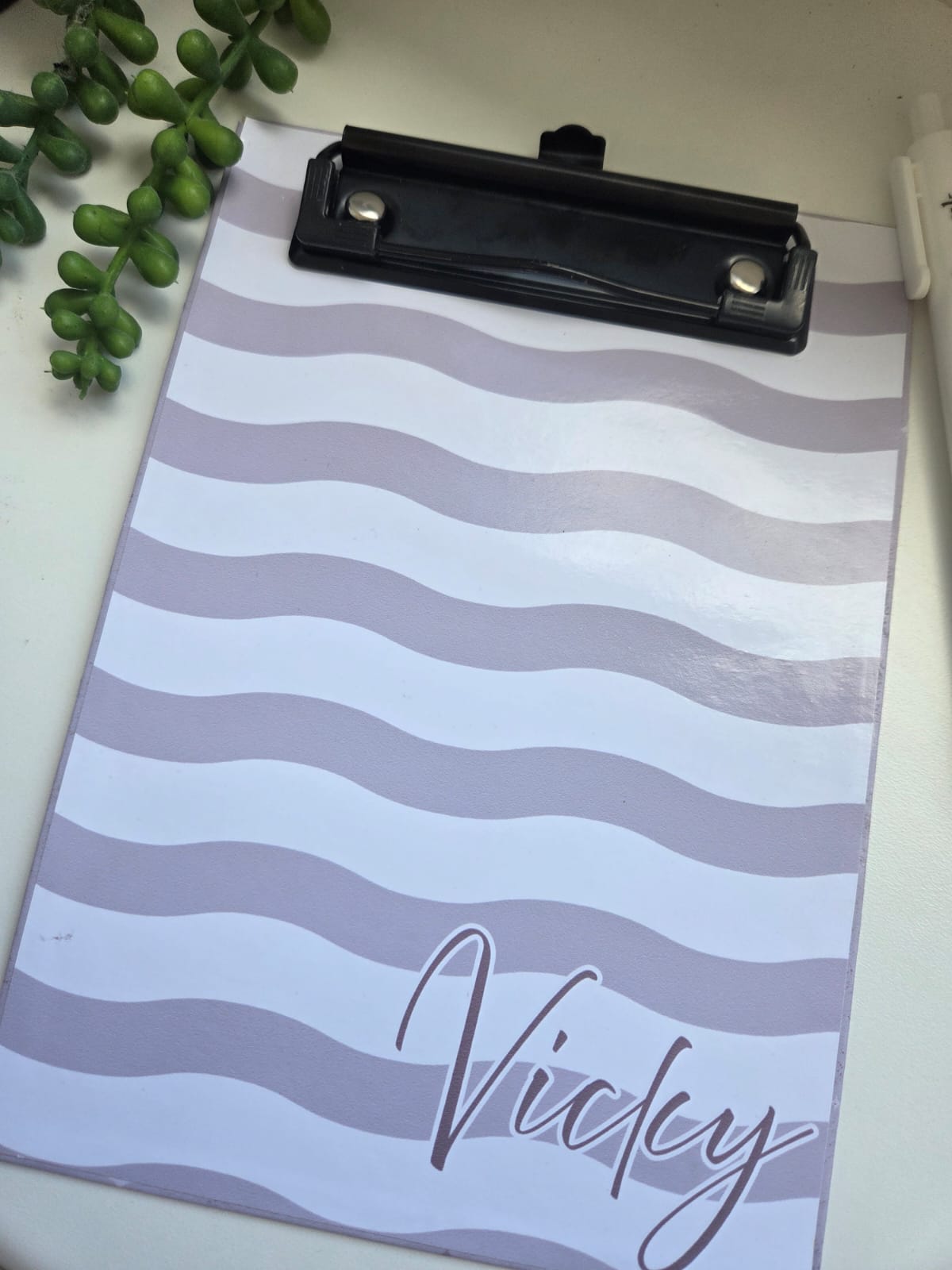 Branded logo gloss printed clipboard