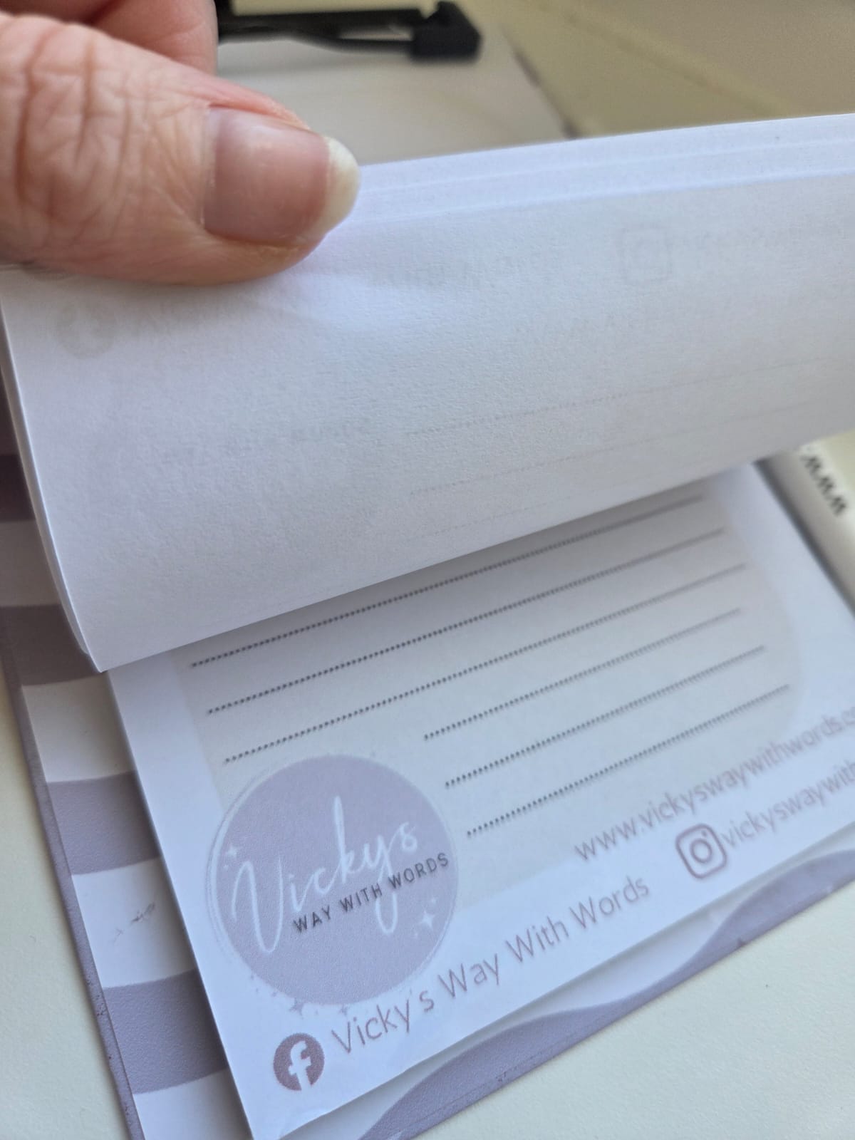 Branded logo gloss printed clipboard