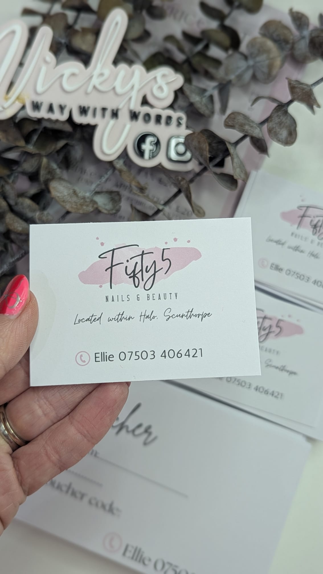 Custom personalised small business cards