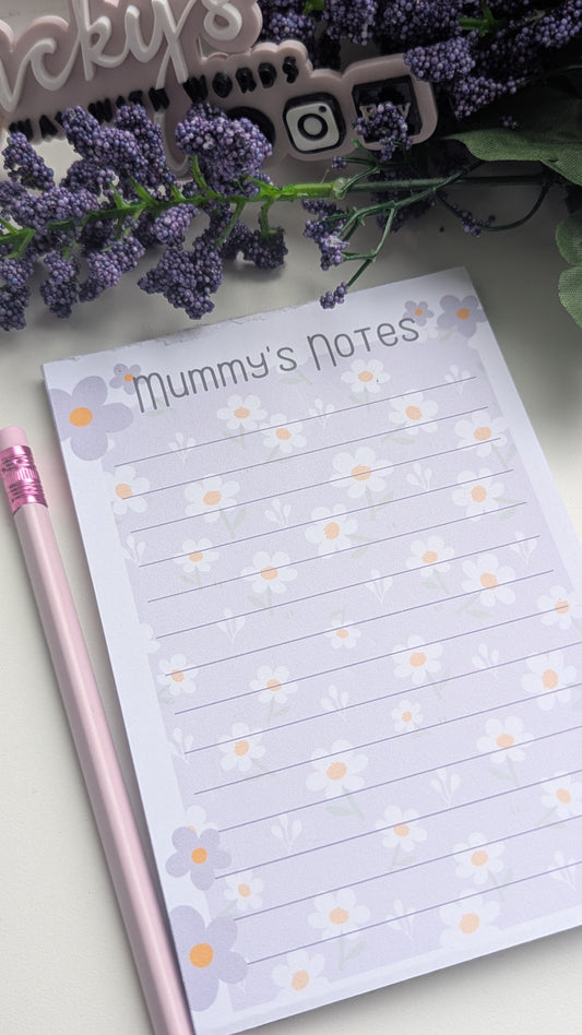 Mother's day day notes tear off notepad A6