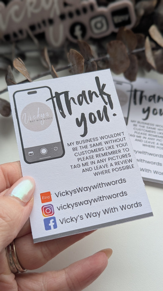 Snap tag share social media style business cards