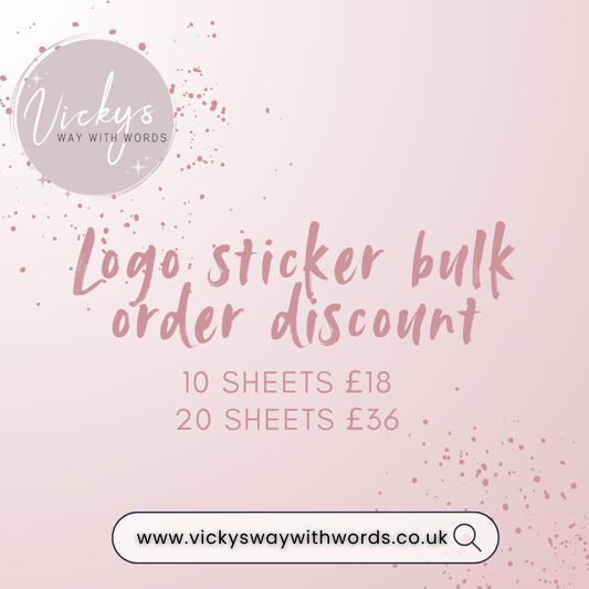Logo sticker bulk buy