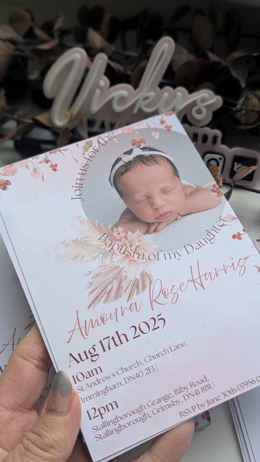 Baptism, Christening invitations