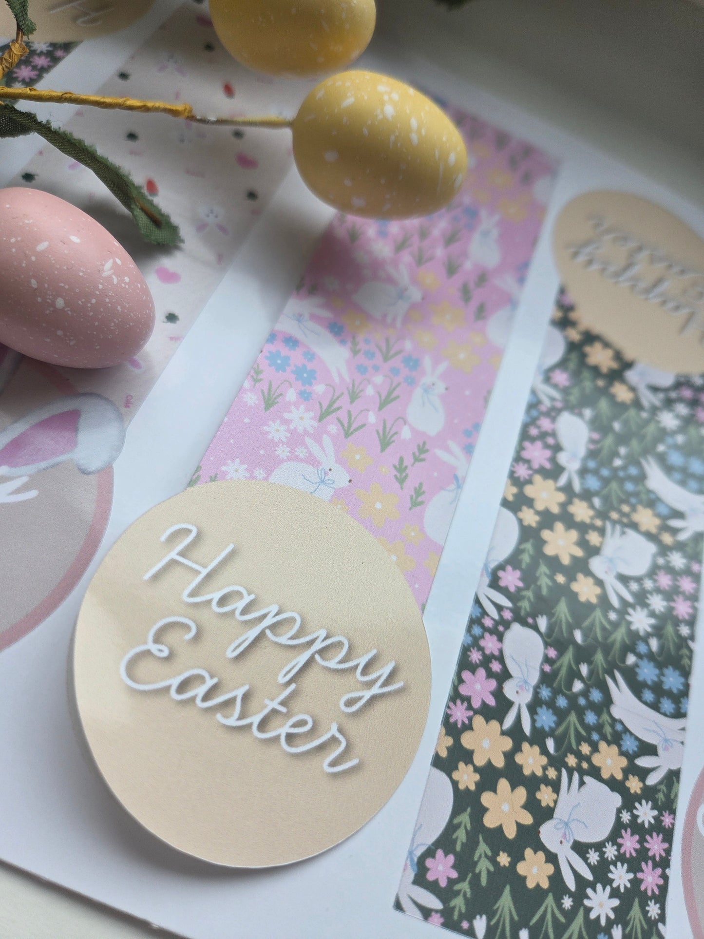 Easter theme strip seal stickers