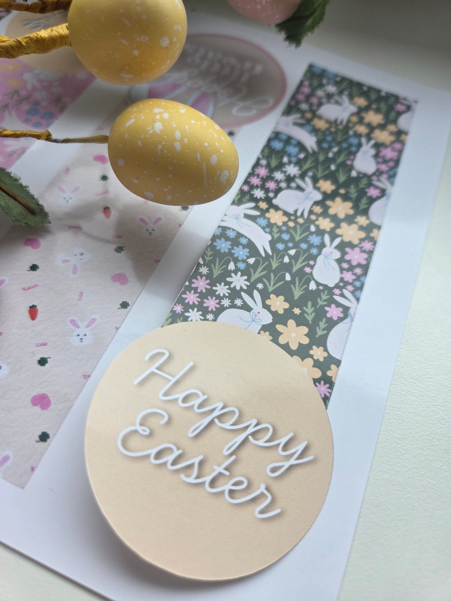 Easter theme strip seal stickers